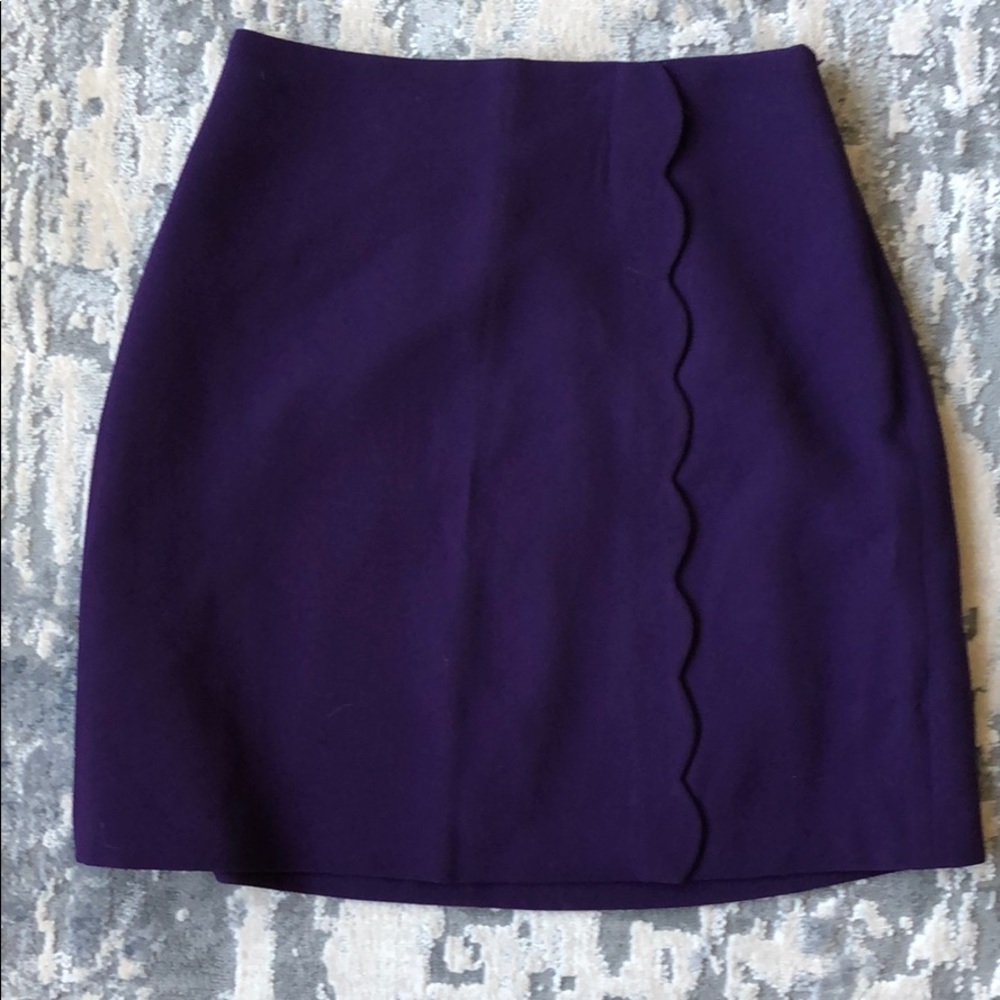 Club Monaco scalloped skirt